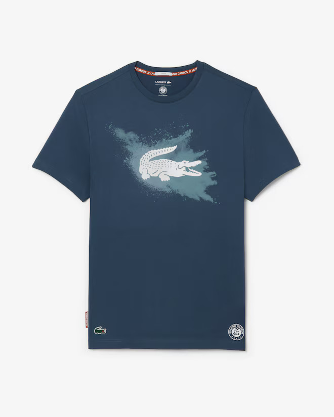 Camiseta Lacoste Roland Garros Sport - Azul
